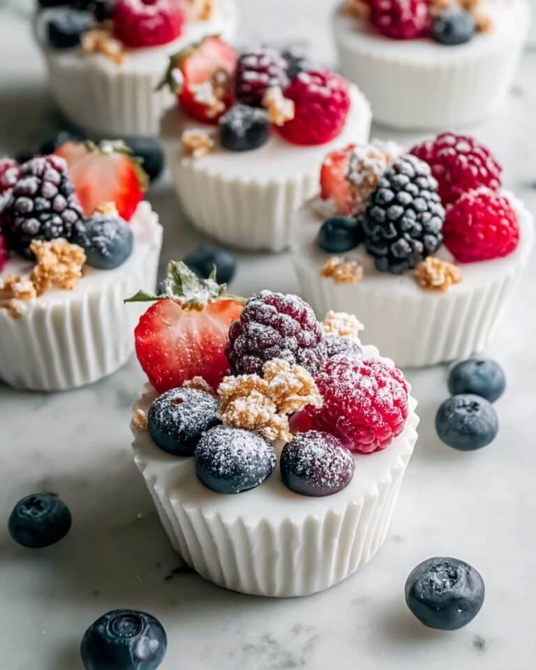 Frozen Yogurt Granola Cups Recipe