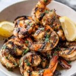 BBQ Grilled Prawns with Garlic, Lemon & Chilli Recipe