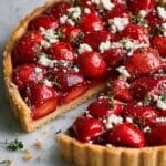 Strawberry, Feta & Thyme Tart Recipe