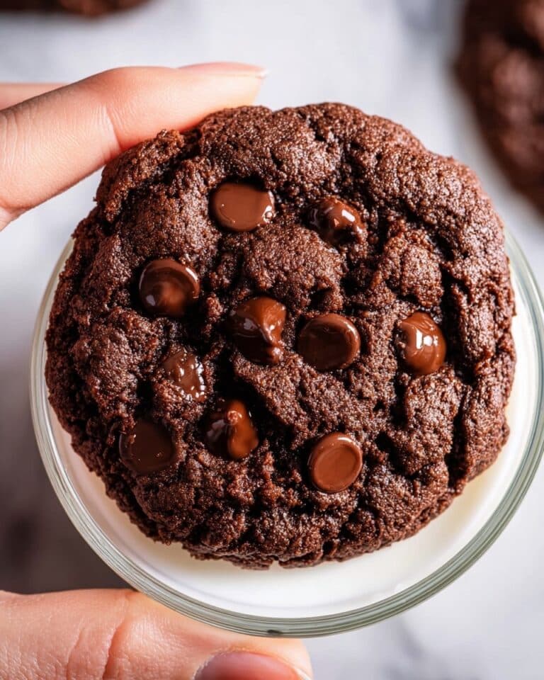 Chewy Double Chocolate Chip Cookies Recipe