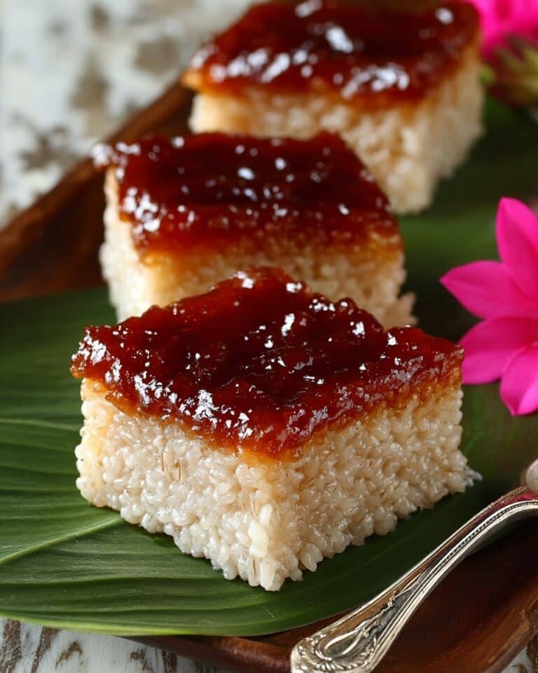 Biko Recipe (Filipino Glutinous Rice Cake) Recipe