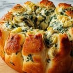 Spinach Artichoke Dip Bread Ring: A Cheesy Delight Recipe