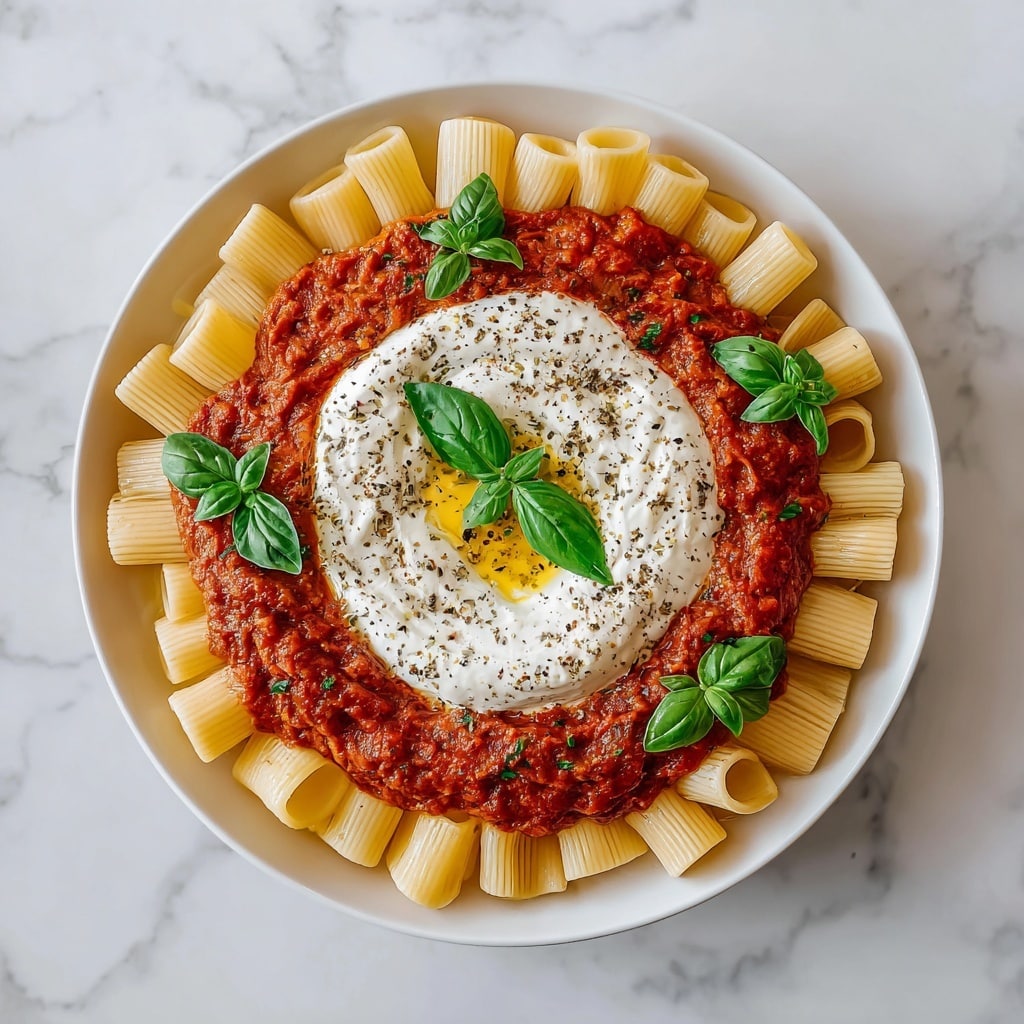 Sweet Garlic Tomato & Basil Casarecce Recipe - Recipe Image