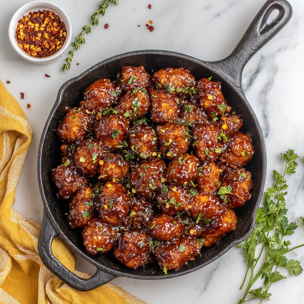Honey Garlic Chicken Bites Recipe - Recipe Image