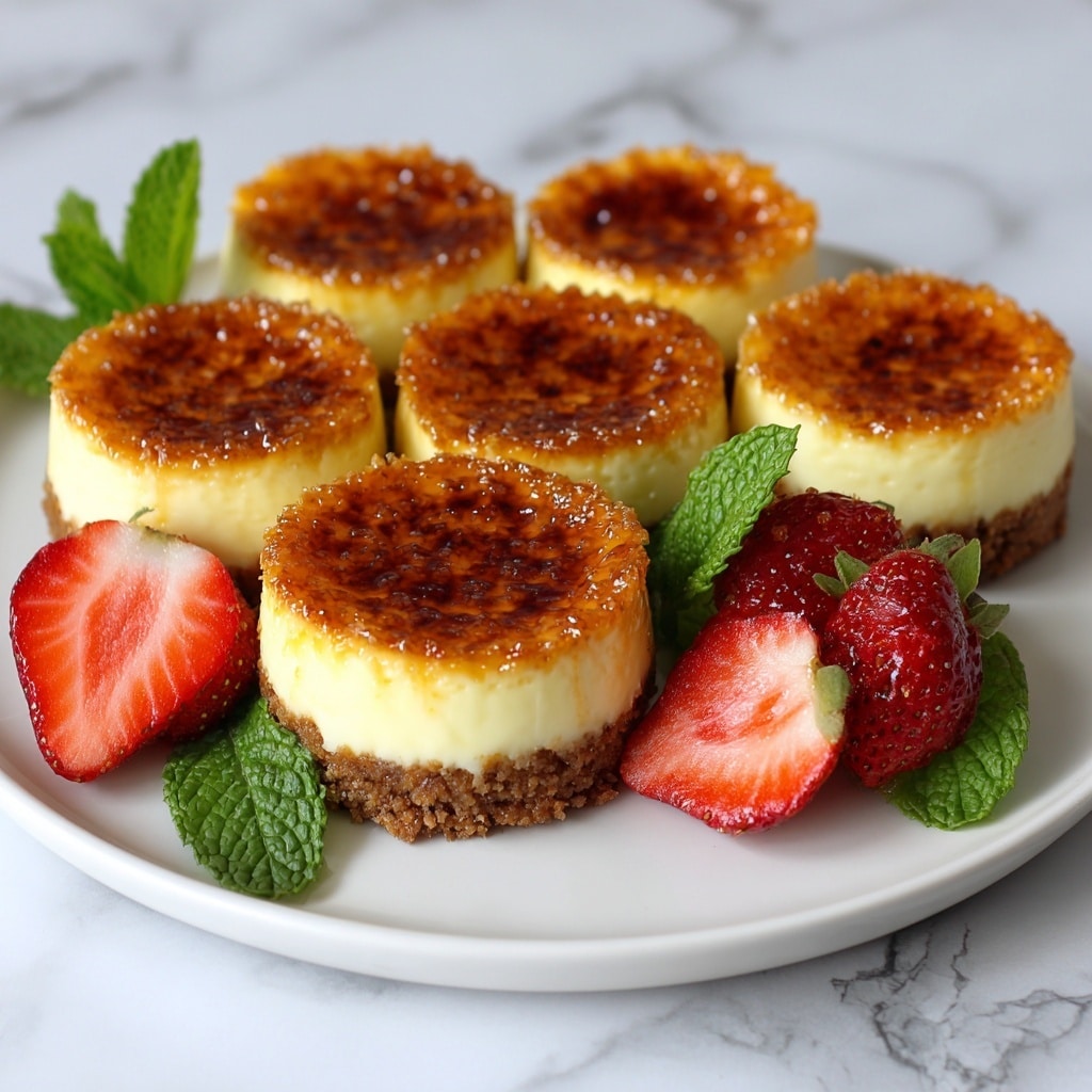 Mini Créme Brûlée Cheesecake Bites Recipe - Recipe Image