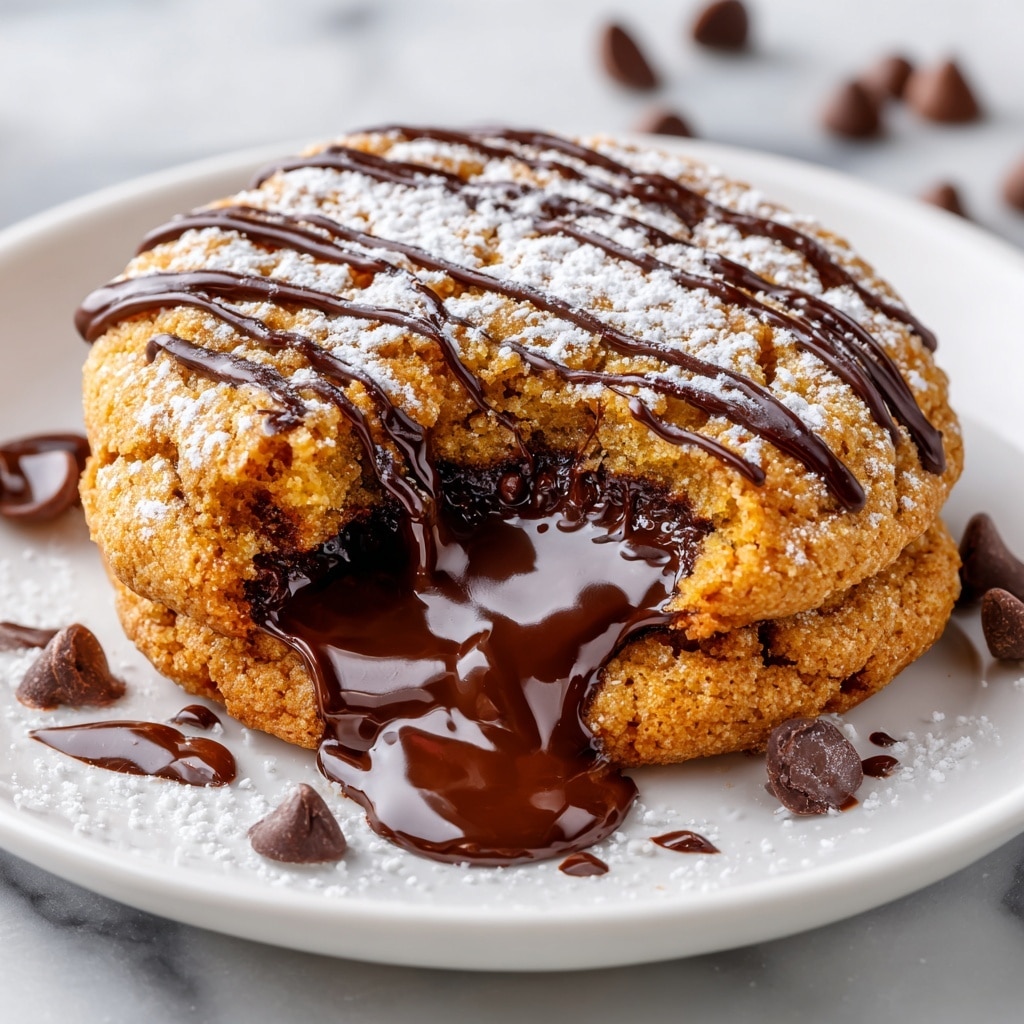 Nutella-Stuffed Deep Dish Churro Skillet Cookie Recipe - Recipe Image