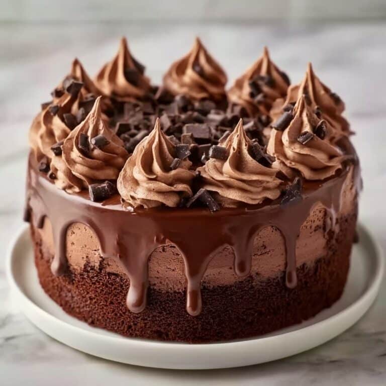 Espresso Infused Mocha Poke Cake Recipe