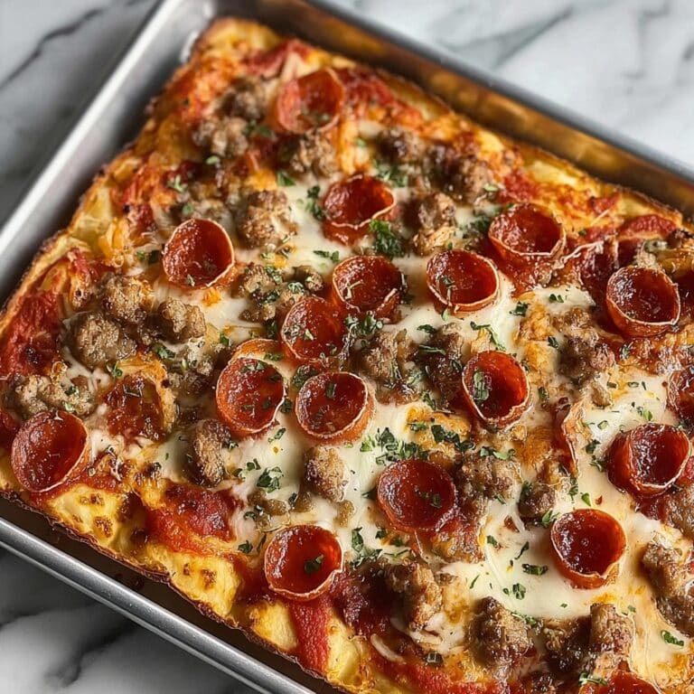 Meat Lovers Pizza Casserole Recipe