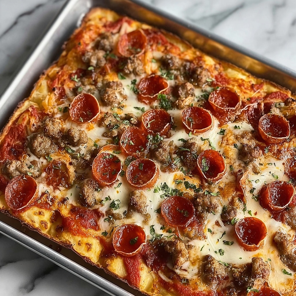 Meat Lovers Pizza Casserole Recipe