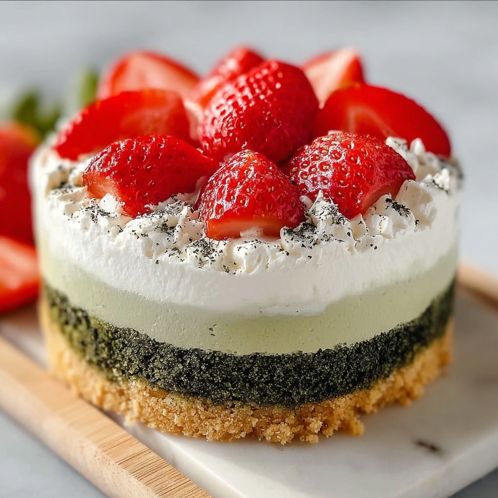 Strawberry Matcha Tres Leches Cake Recipe