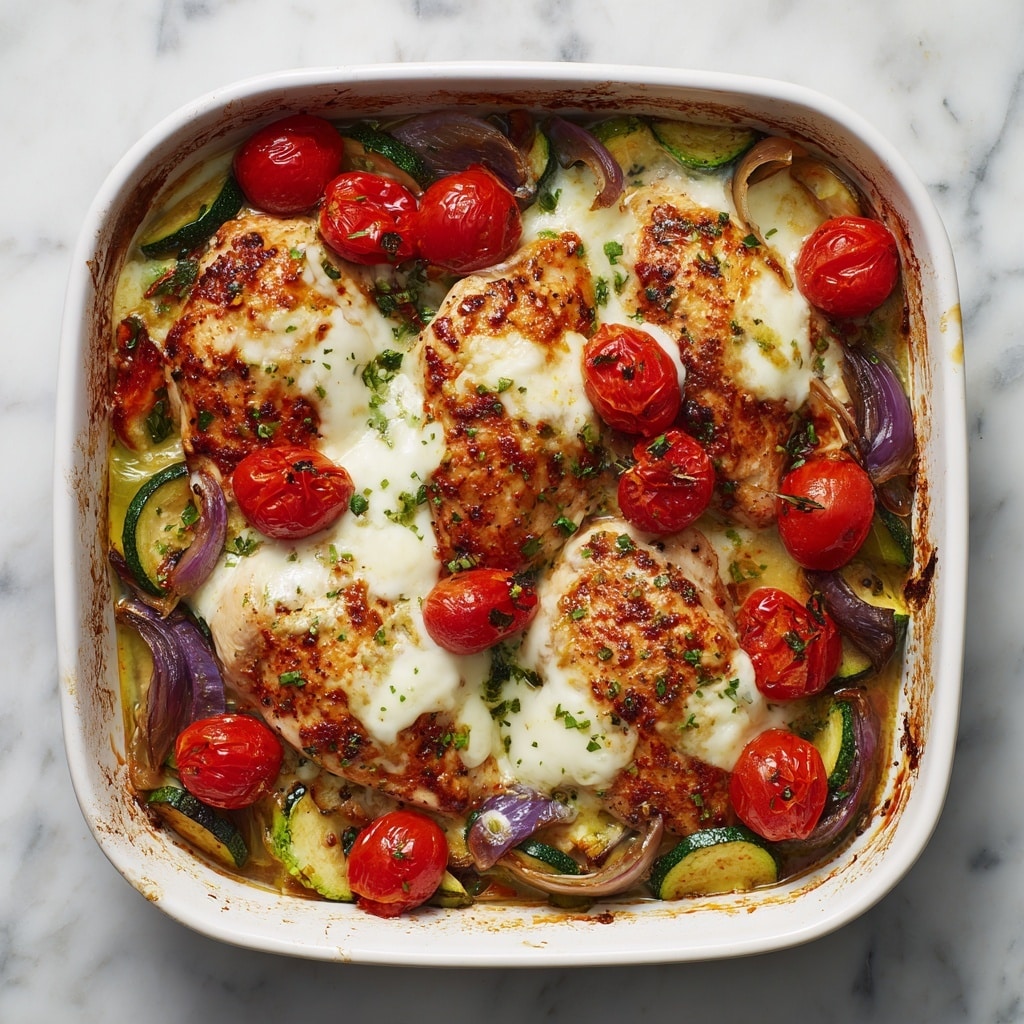 Mediterranean Chicken Zucchini Bake Recipe - Recipe Image