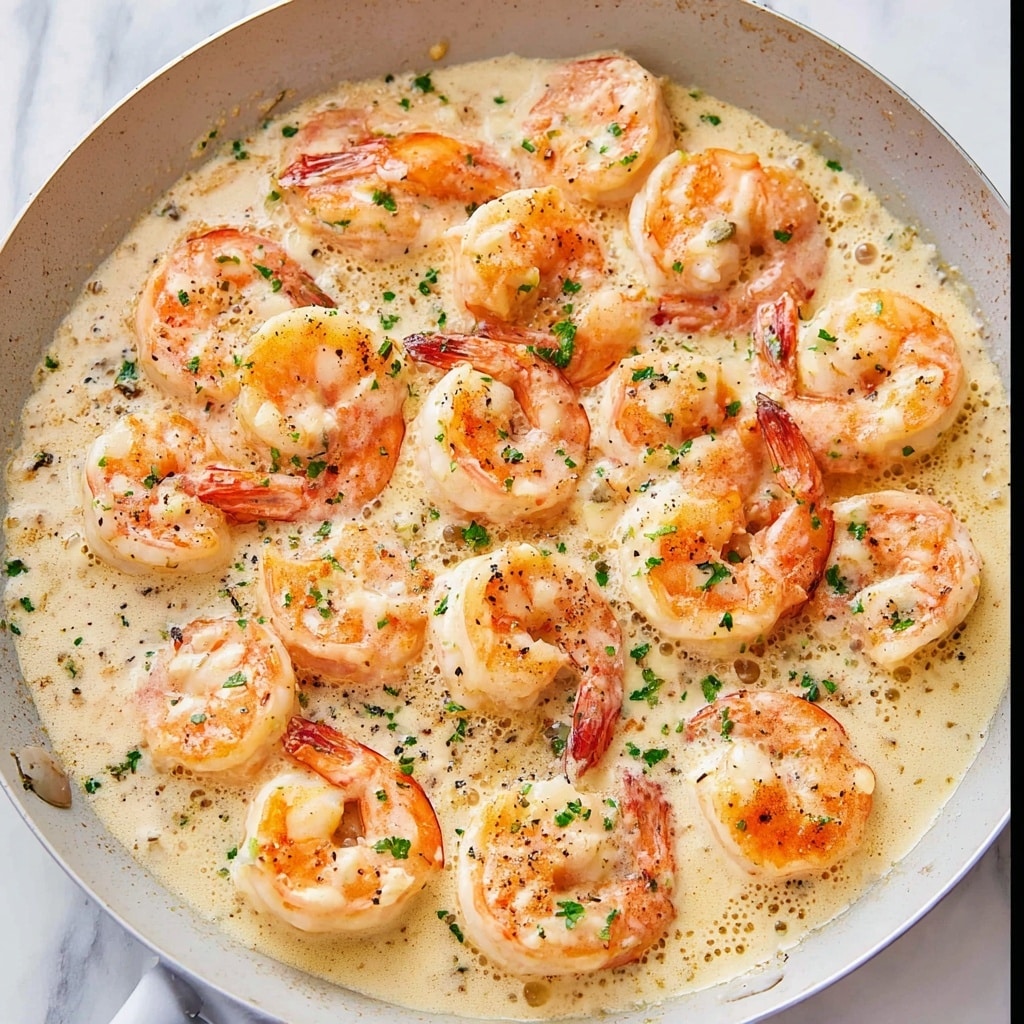 Creamy Garlic Shrimp Recipe