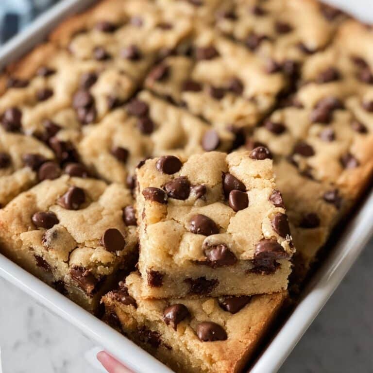 Chocolate Chip Cake Mix Cookie Bars Recipe