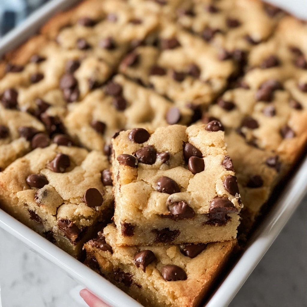 Chocolate Chip Cake Mix Cookie Bars Recipe
