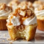 Apple Pie Cupcakes with Crispy Pecan Crumble Recipe