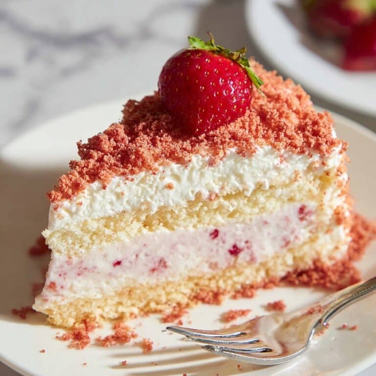Strawberry Crunch Cheesecake Recipe