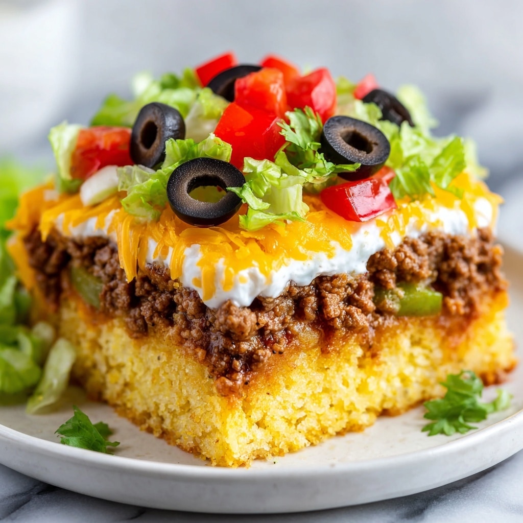 Cornbread Taco Bake Recipe - Recipe Image