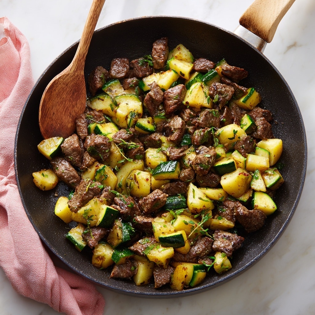Beef Zucchini Skillet Recipe - Recipe Image