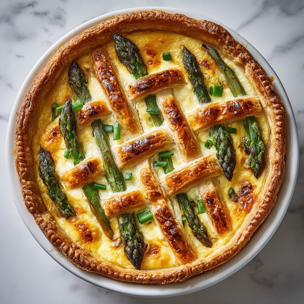 Asparagus and Swiss Cheese Pie Recipe - Recipe Image