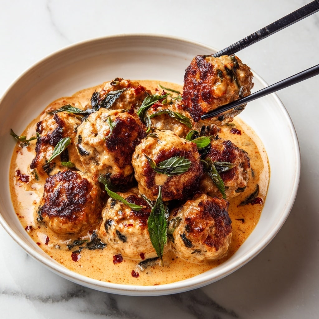 Korean BBQ Meatballs with Spicy Mayo Dip Recipe - Recipe Image