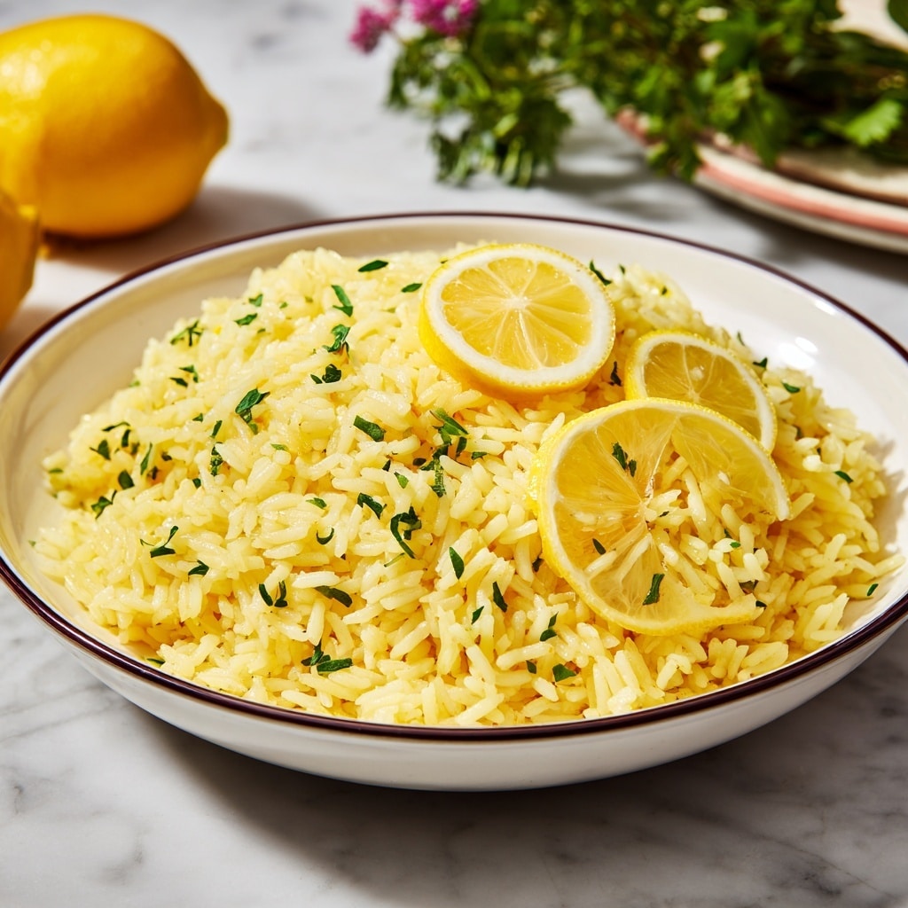 Easy and Delicious Lemon Rice Recipe - Recipe Image
