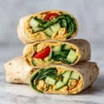 Veggie Hummus Wraps Recipe