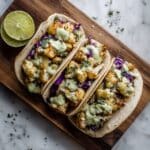 Cauliflower Tacos with Cilantro Lime Crema Recipe