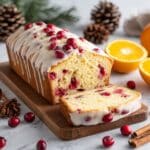 Cranberry Orange Bread with Glaze Recipe