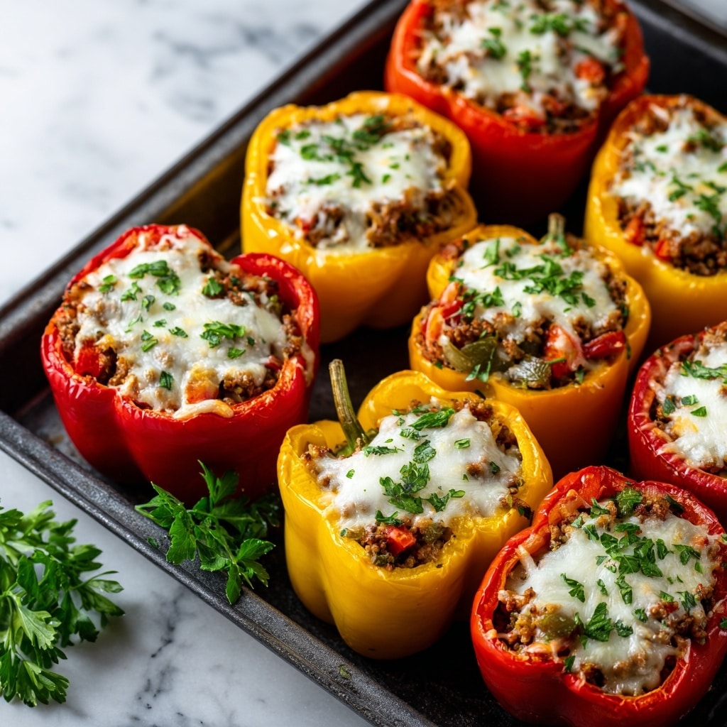 Stuffed Bell Peppers with Ground Turkey and Brown Rice Recipe