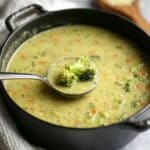 Healthy Broccoli Cheddar Soup Recipe