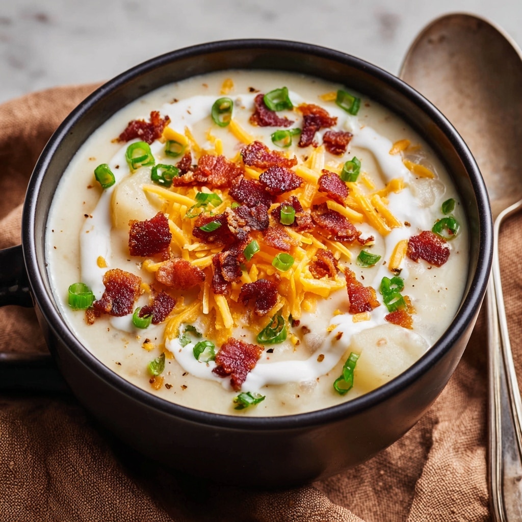 Crockpot Loaded Potato Soup Recipe - Recipe Image