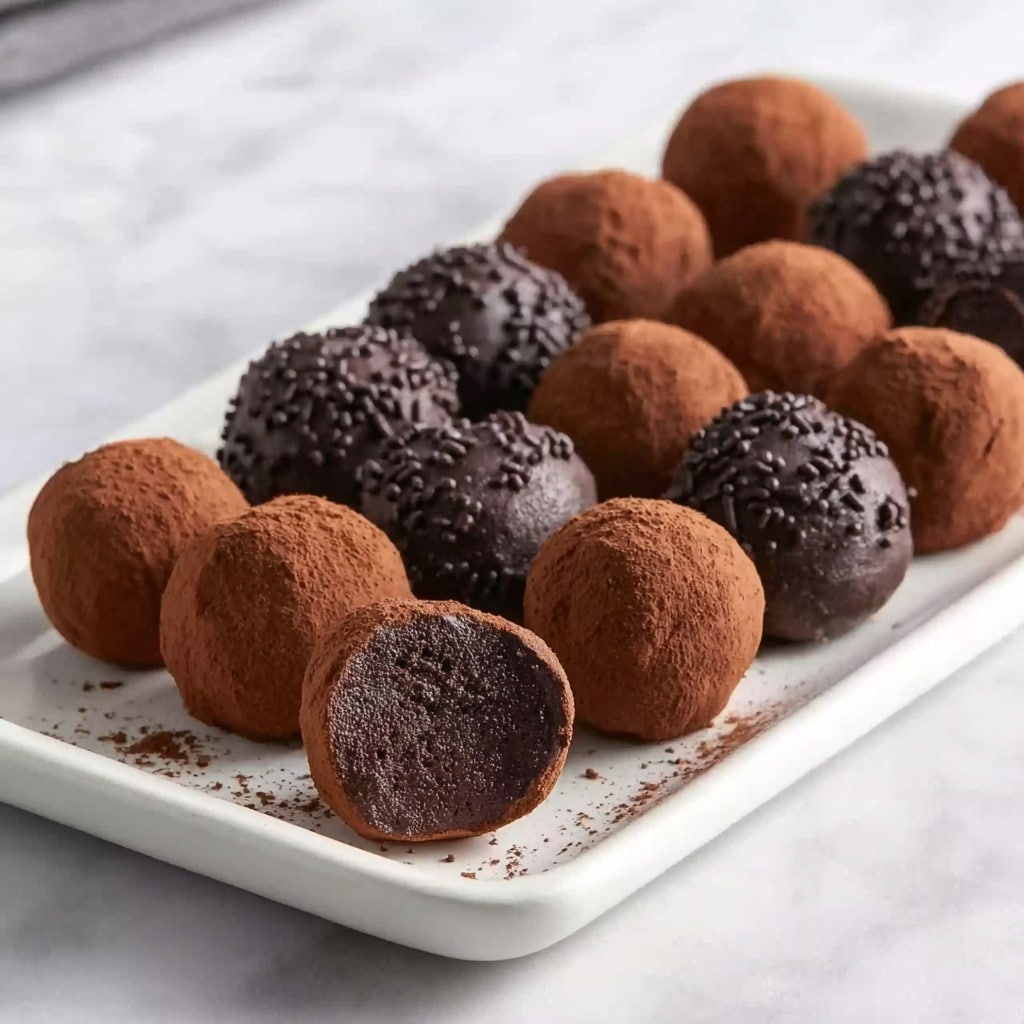Easy Brownie Truffles Recipe - Recipe Image