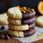 Dark Chocolate Orange Shortbread Cookies Recipe