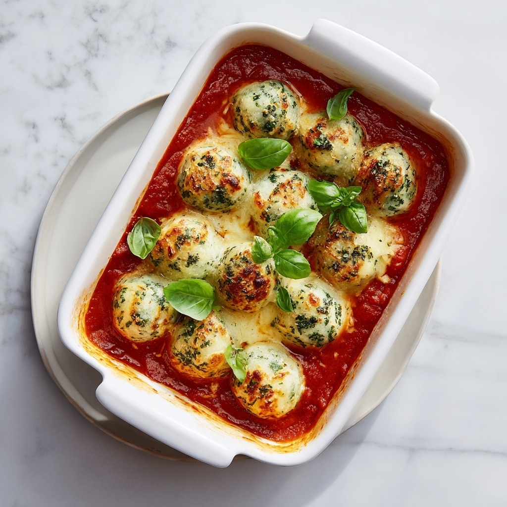 Malfatti (Italian Spinach Ricotta Dumplings with Napoli Sauce) Recipe