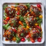 One Pan Balsamic Chicken and Veggies Recipe