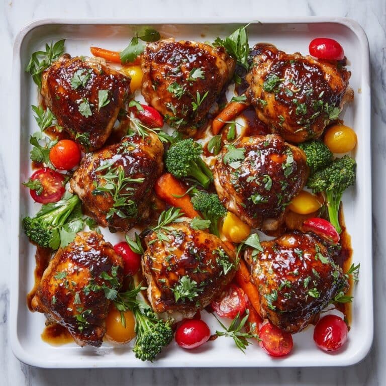 One Pan Balsamic Chicken and Veggies Recipe