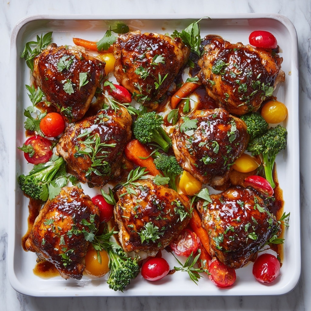 One Pan Balsamic Chicken and Veggies Recipe