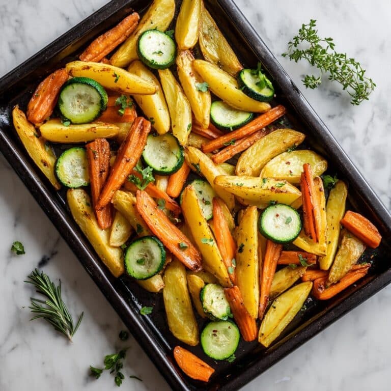 Roasted Potatoes, Carrots, and Zucchini Recipe