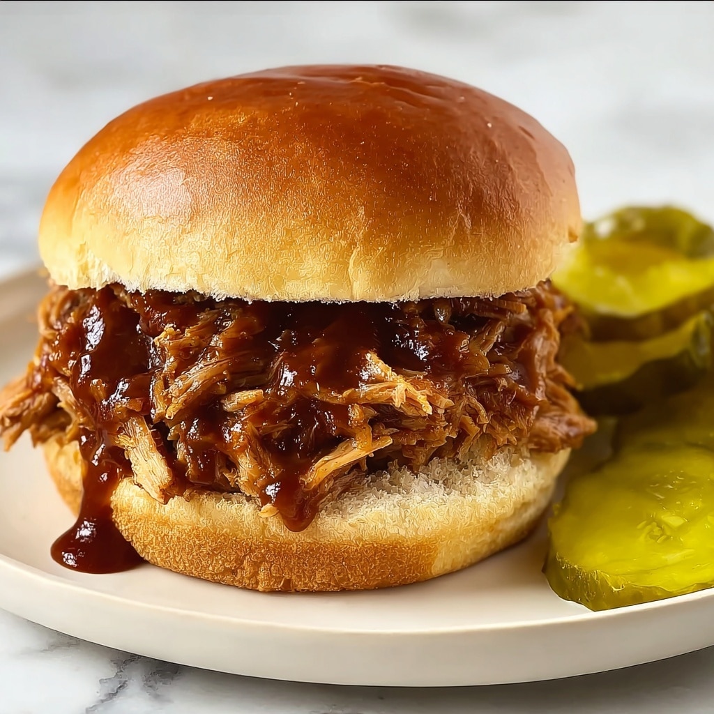 Slow Cooker Hot Honey Chicken Sandwiches Recipe - Recipe Image