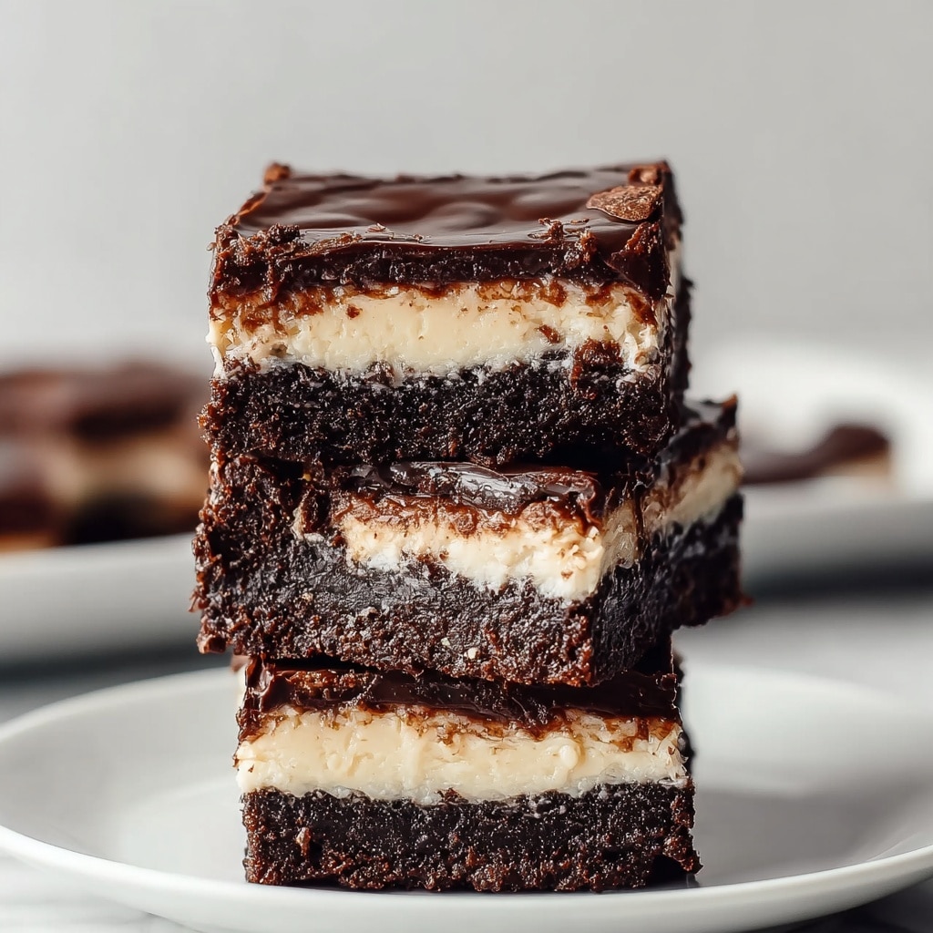 Caramel Cheesecake Nutella Brownies Recipe - Recipe Image