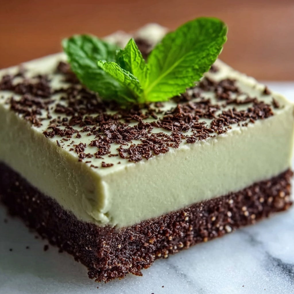 No-Bake Minted Earl Grey Slice Recipe - Recipe Image