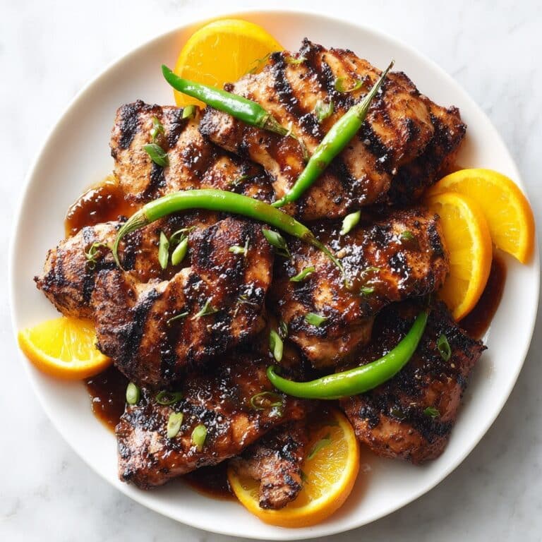 Blackened Chicken with Caramel Clementine Dressing Recipe