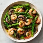 Shrimp and Asparagus Stir-Fry with Mushrooms Recipe