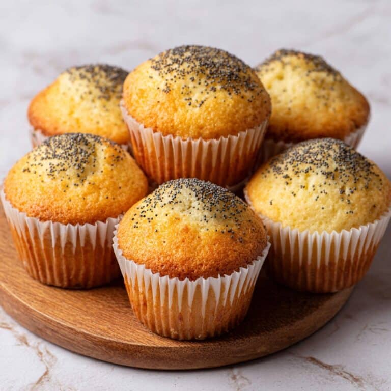 Homemade Lemon Poppyseed Muffins Recipe
