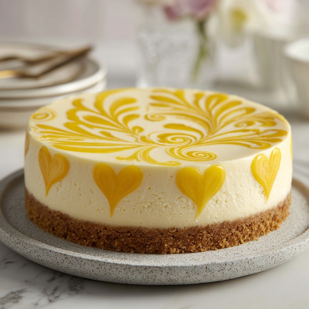No-Bake Mango Swirl Cheesecake Recipe