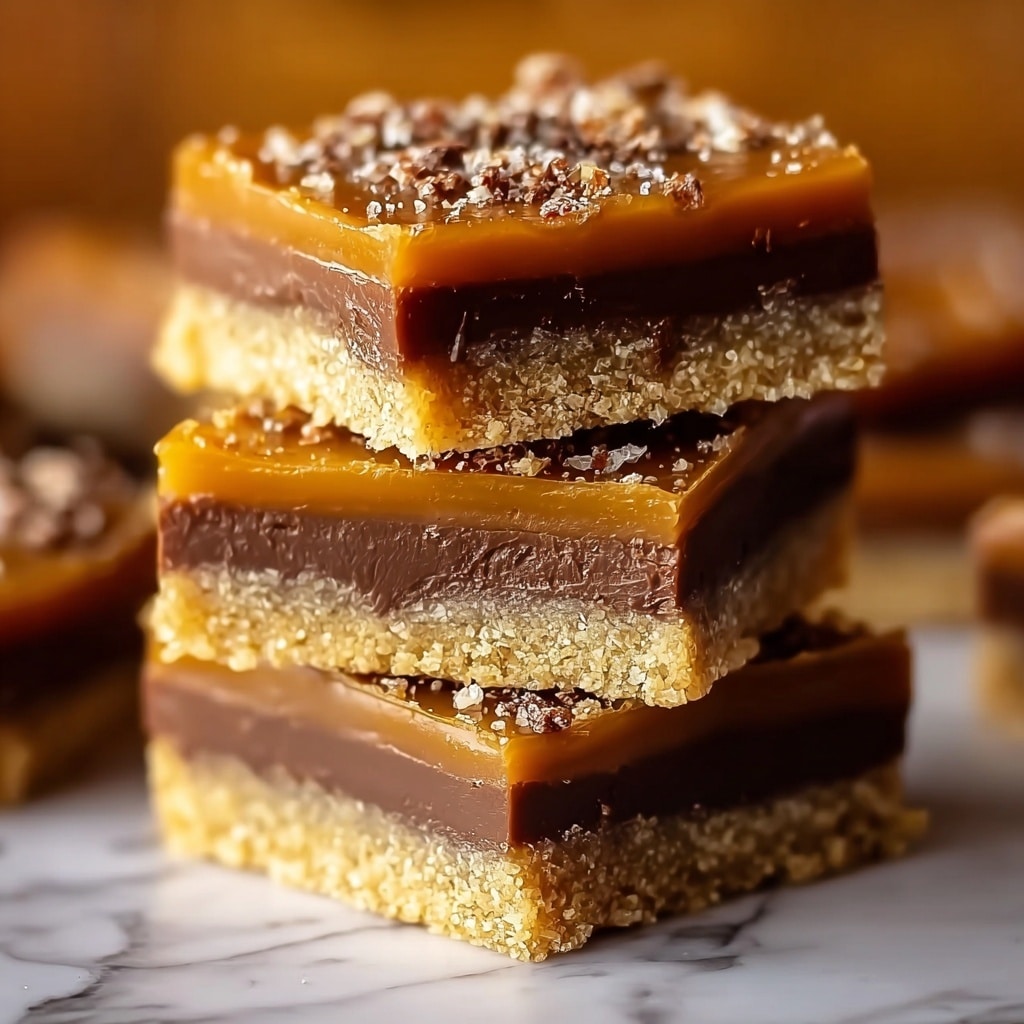 Gooey Caramel Coffee Bars Recipe - Recipe Image
