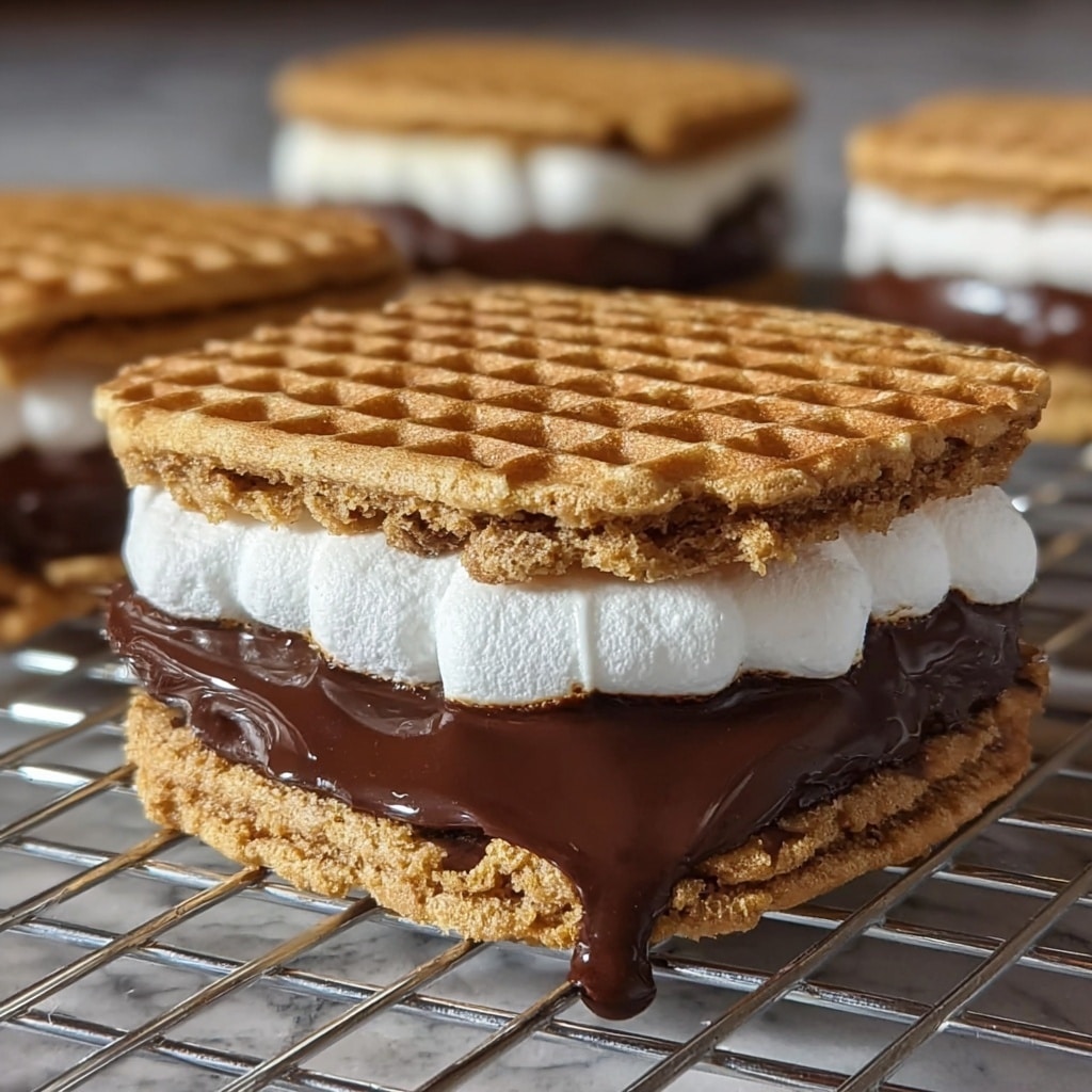 Peanut Butter S'mores Sandwich Cookies Recipe - Recipe Image