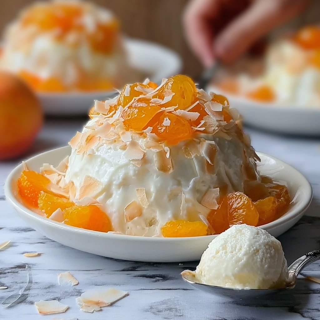 Homemade Peach Ice Cream Recipe - Recipe Image