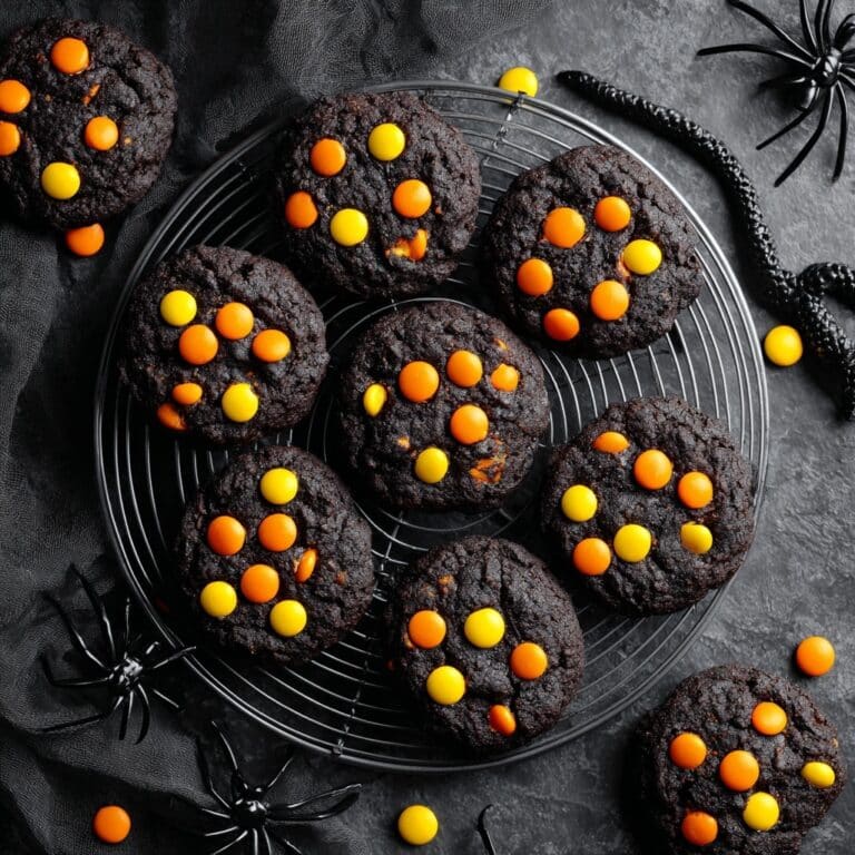 Dark Chocolate Halloween Cookies Recipe