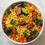 Mongolian Beef Stir Fry with Ramen Recipe